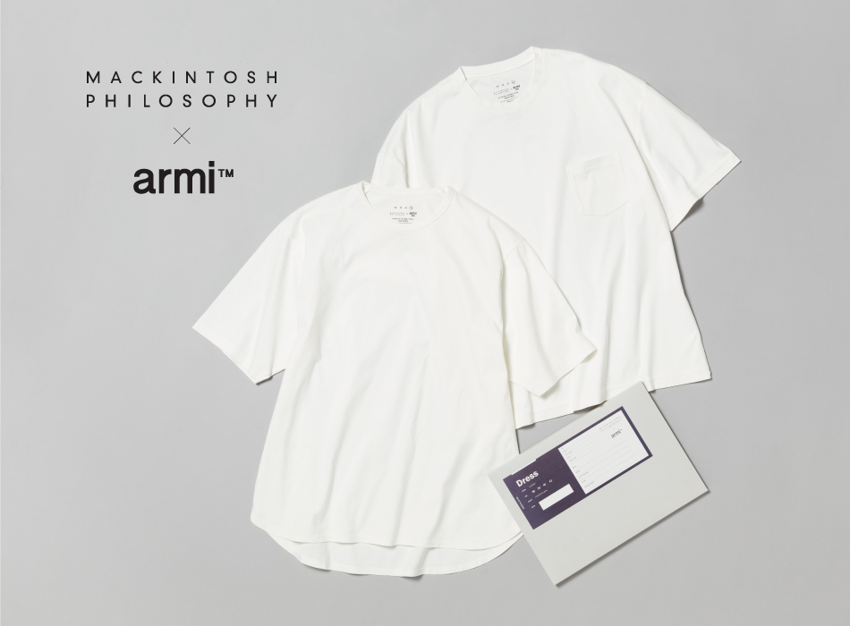 armi」とのコラボTシャツを発売開始しました! - 【公式】MACKINTOSH