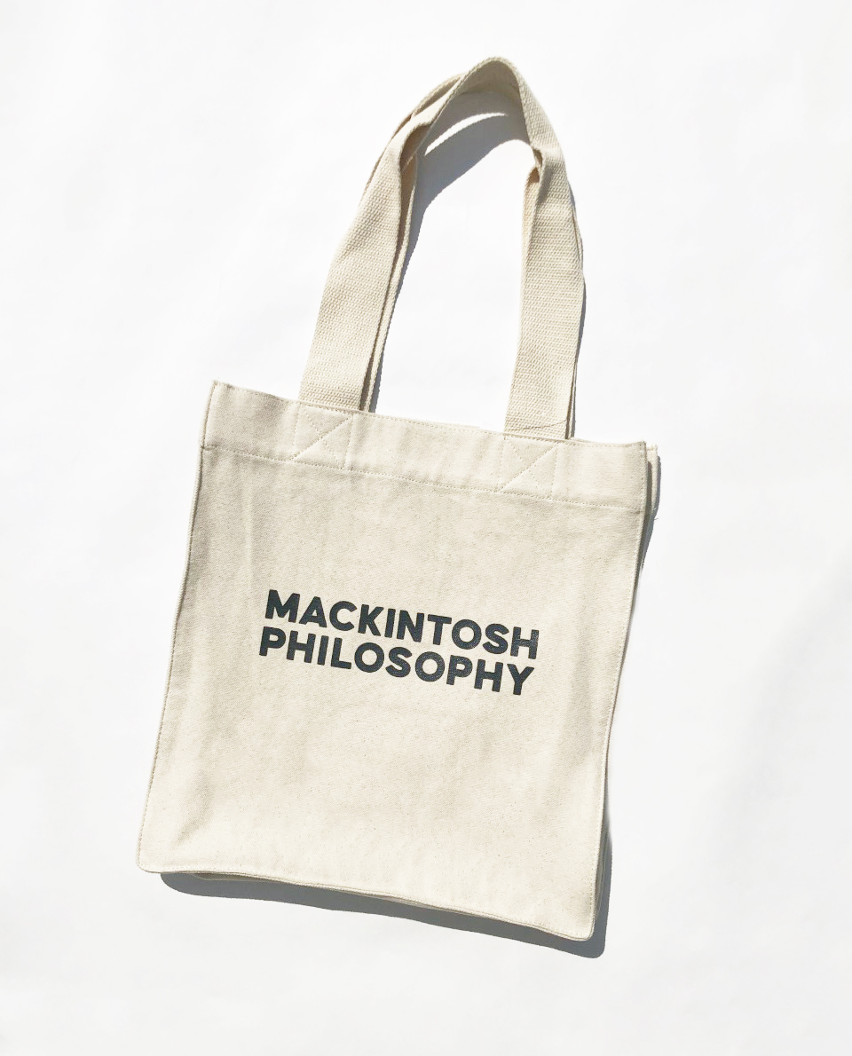 MACKINTOSH PHILOSOPHY グレー トートバッグ MACKINTOSH PHILOSOPHY マッキントッシュ フィロソフィー ☆未