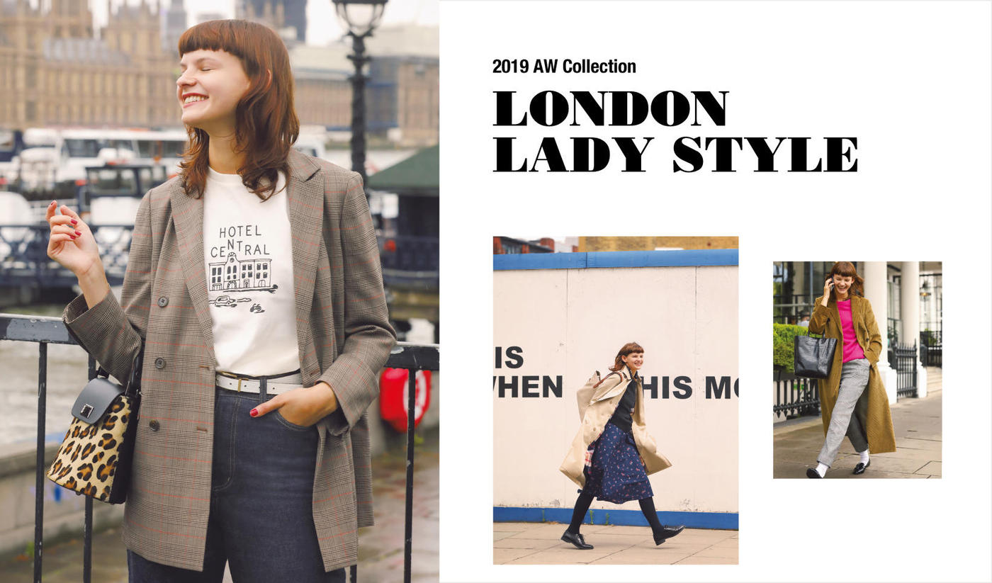 2019 AW COLLECTIONLONDON LADY STYLE