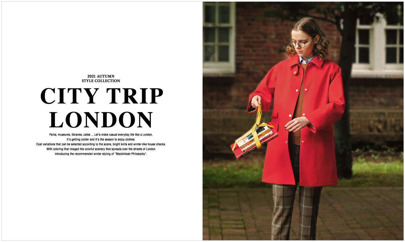 2021 AUTUMN STYLE COLLECTION<br>CITY TRIP LONDON