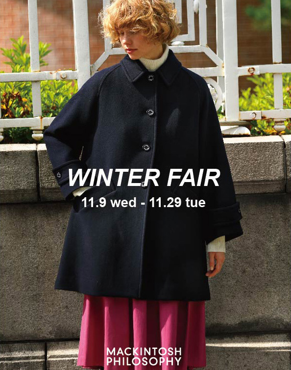 WINTER FAIR 11.9 Wed. - 11.29 Tue.