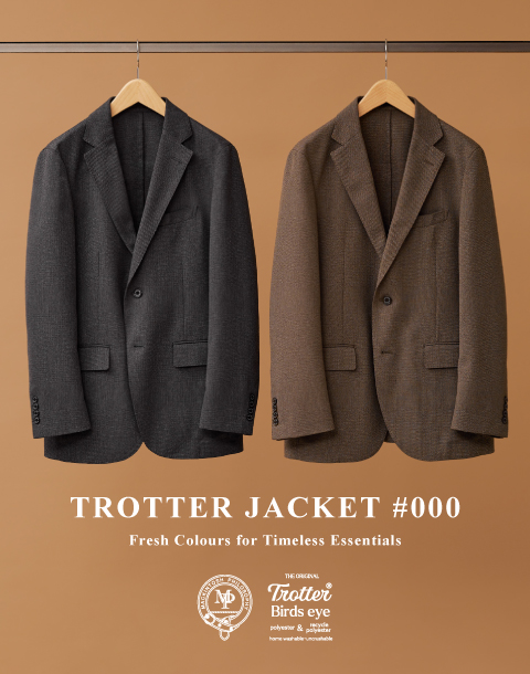 Fresh Colours for Timeless Essentials | TROTTER JACKET #000