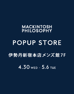 MEN 伊勢丹新宿店本店 ポップアップストアがオープン!