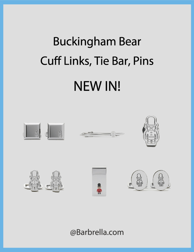 Barbrella.com に Buckingham Bearの メンズアクセサリーシリーズが登場!